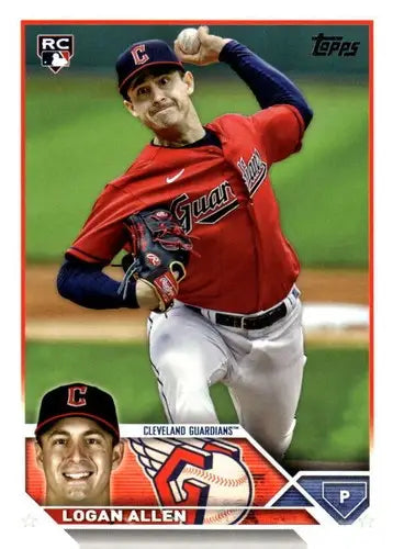 2023 Topps Update Series US233 Logan Allen mint RC rookie baseball card with original gloss