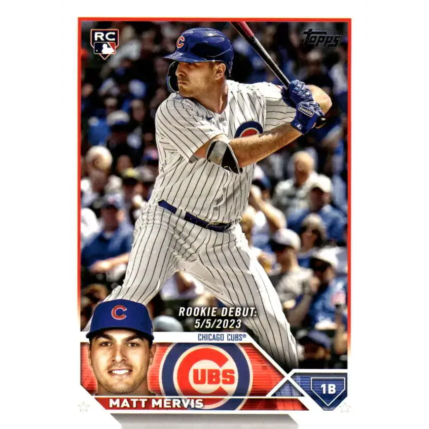 2023 Topps Update Series #US236 Matt Mervis NM-MT Chicago Cubs Baseball Card
