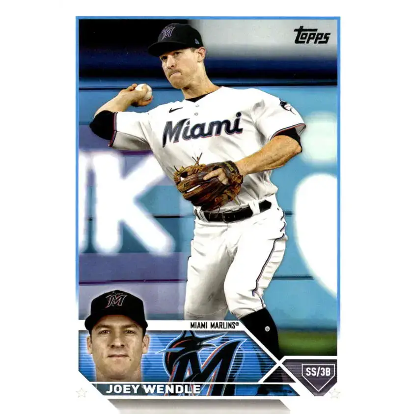2023 Topps Update Series #US237 Joey Wendle NM-MT Miami Marlins Baseball Card - Baseball Card Single