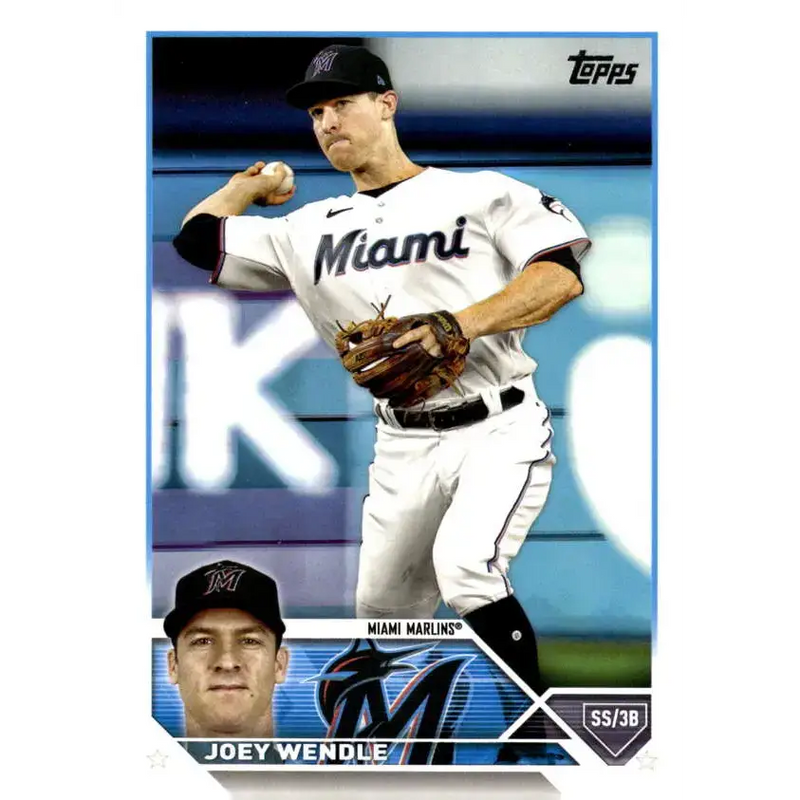 2023 Topps Update Series #US237 Joey Wendle NM-MT Miami Marlins Baseball Card - Baseball Card Single