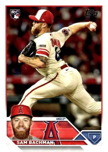 2023 Topps Update Series #US238 Sam Bachman NM-MT RC Rookie Angels ID:67026 - Baseball Card Single