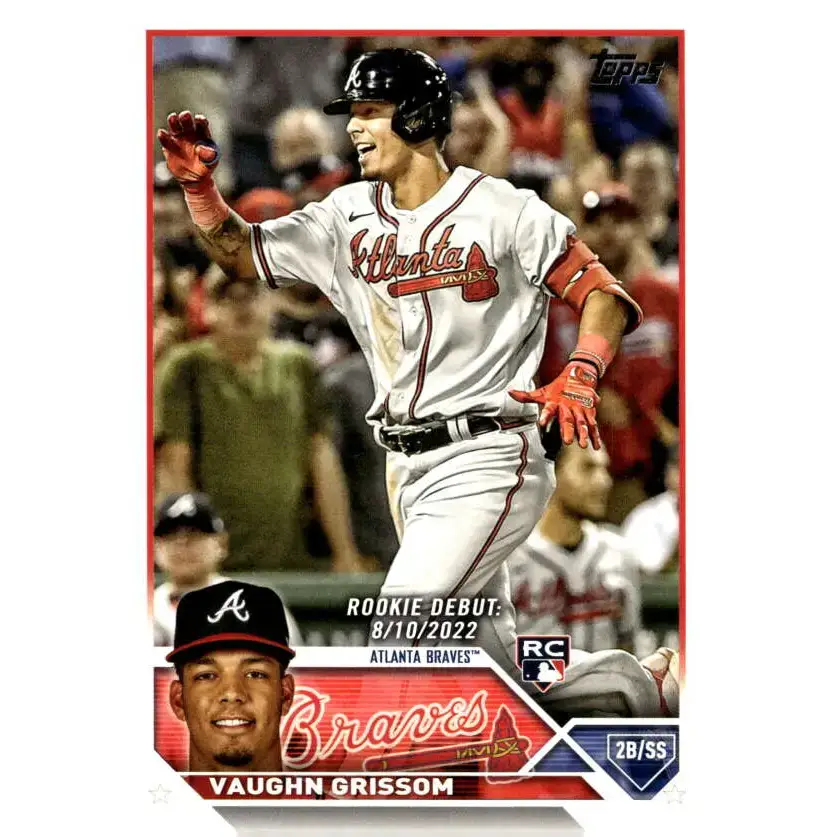 2023 Topps Update Series #US24 Vaughn Grissom NM-MT Atlanta Braves Baseball Card - Baseball Card