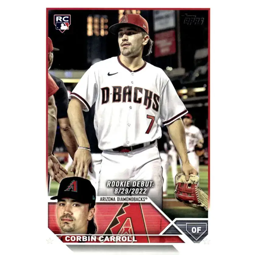 2023 Topps Update Series #US244 Corbin Carroll NM-MT Arizona Diamondbacks Baseball Card - Baseball Card