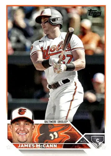 2023 Topps Update Series US248 James McCann Orioles baseball card NM-MT