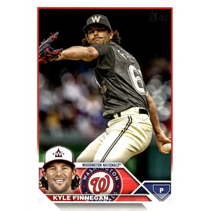 2023 Topps Update Series #US249 Kyle Finnegan NM-MT Washington Nationals Baseball Card - Baseball Card