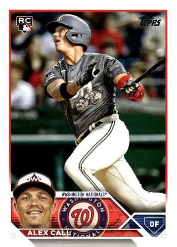 2023 Topps Update Series #US253 Alex Call NM-MT RC Rookie Nationals ID:67679 - Baseball Card Single