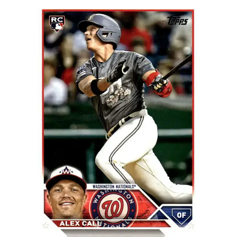 2023 Topps Update Series #US253 Alex Call NM-MT RC Rookie Washington Nationals Baseball Card - Baseball Card Single