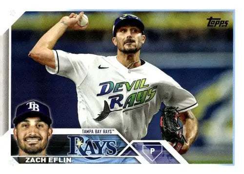 2023 Topps Update Series #US254 Zach Eflin NM-MT Rays ID:63848 - Baseball Card Single