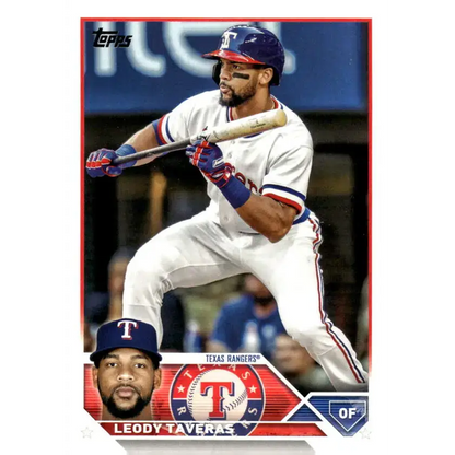 2023 Topps Update Series #US257 Leody Taveras NM-MT Texas Rangers Baseball Card - Baseball Card