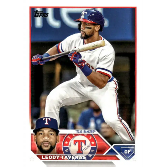 2023 Topps Update Series #US257 Leody Taveras NM-MT Texas Rangers Baseball Card - Baseball Card
