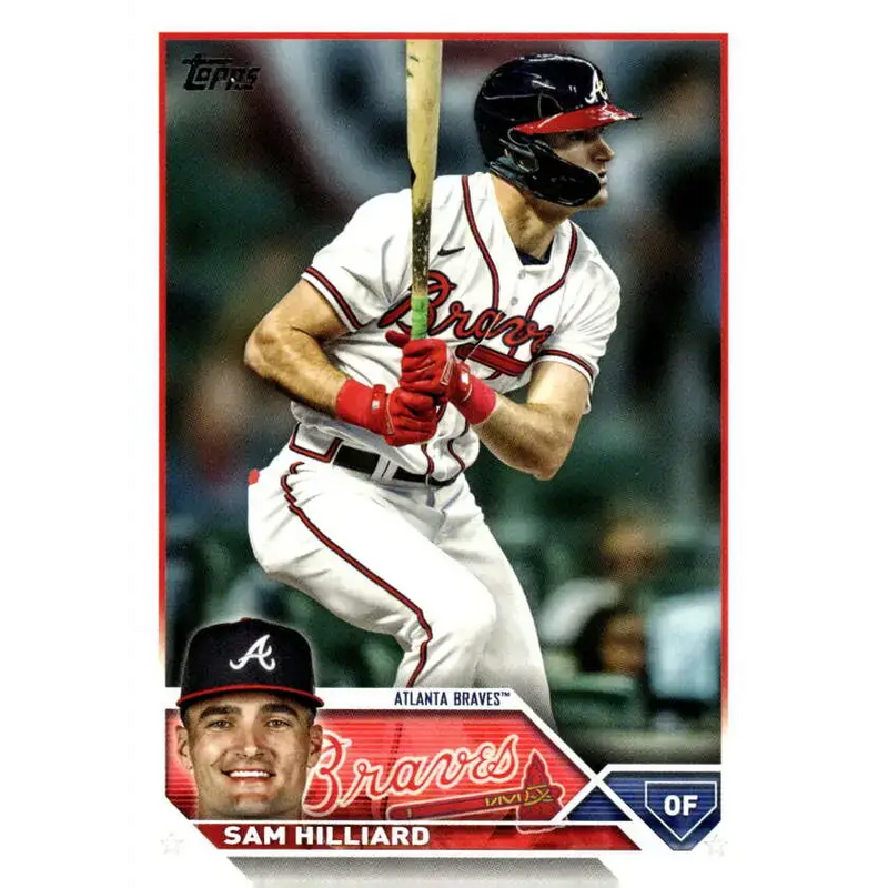 2023 Topps Update Series #US263 Sam Hilliard NM-MT Atlanta Braves Baseball Card - Baseball Card Single
