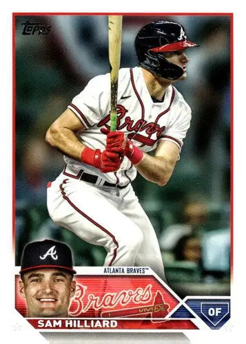 2023 Topps Update Series #US263 Sam Hilliard NM-MT Braves ID:63827 - Baseball Card Single