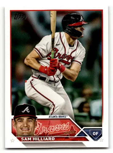 2023 Topps Update Series #US263 Sam Hilliard NM Near Mint Braves ID:63489 - Baseball Card Single