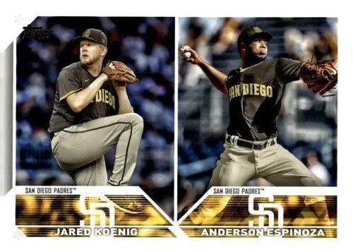 2023 Topps Update Series #US265 Jared Koenig/Anderson Espinoza NM Near ID:64569 - Baseball Card Single