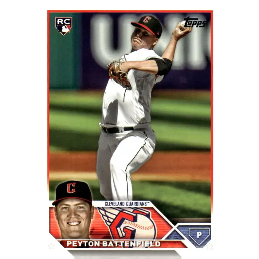 2023 Topps Update Series #US267 Peyton Battenfield NM-MT RC Rookie Cleveland Guardians Baseball Card - Baseball Card