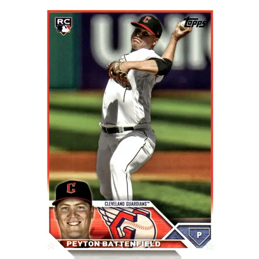 2023 Topps Update Series #US267 Peyton Battenfield NM-MT RC Rookie Cleveland Guardians Baseball Card - Baseball Card