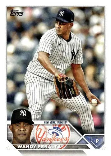 Original gloss 2023 Topps Update Series US270 Wandy Peralta baseball card NM near mint