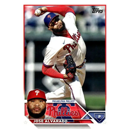 2023 Topps Update Series #US271 Jose Alvarado NM-MT Philadelphia Phillies Baseball Card - Baseball Card