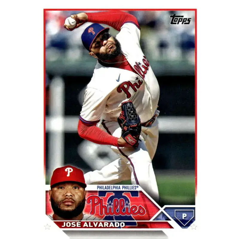 2023 Topps Update Series #US271 Jose Alvarado NM-MT Philadelphia Phillies Baseball Card - Baseball Card Single