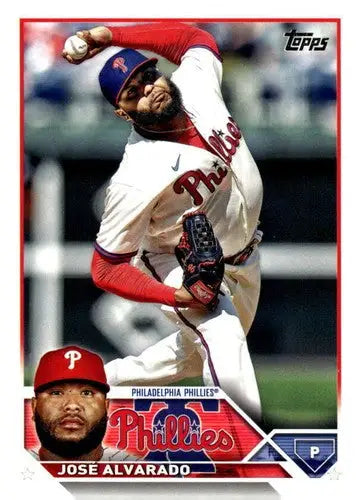 2023 Topps Update Series #US271 Jose Alvarado NM-MT Phillies ID:67032 - Baseball Card Single
