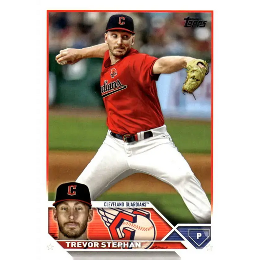 2023 Topps Update Series #US272 Trevor Stephan NM-MT Cleveland Guardians Baseball Card - Baseball Card