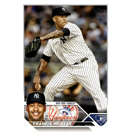 2023 Topps Update Series #US276 Frankie Montas NM-MT New York Yankees Baseball Card - Baseball Card Single
