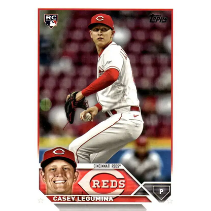 2023 Topps Update Series #US277 Casey Legumina NM-MT RC Rookie Cincinnati Reds Baseball Card - Baseball Card