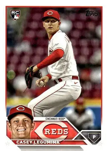 2023 Topps Update Series #US277 Casey Legumina NM-MT RC Rookie Reds ID:63852 - Baseball Card Single