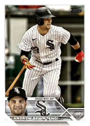 Original gloss of 2023 Topps Update Series US28 Andrew Benintendi baseball card