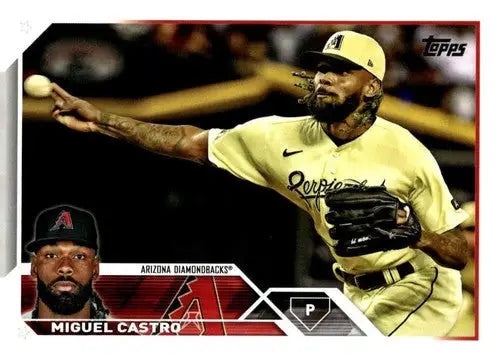 2023 Topps Update Series #US284 Miguel Castro NM Near Mint Diamondbacks ID:64575 - Baseball Card Single