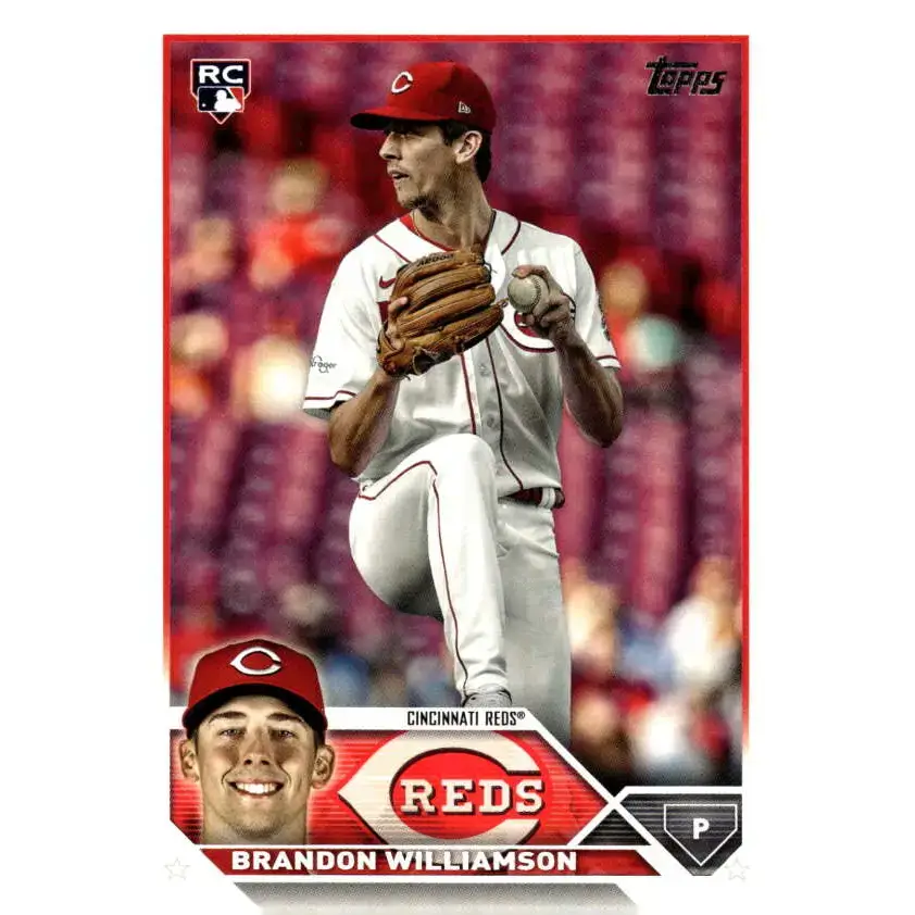 2023 Topps Update Series #US286 Brandon Williamson NM-MT RC Rookie Cincinnati Reds Baseball Card - Baseball Card