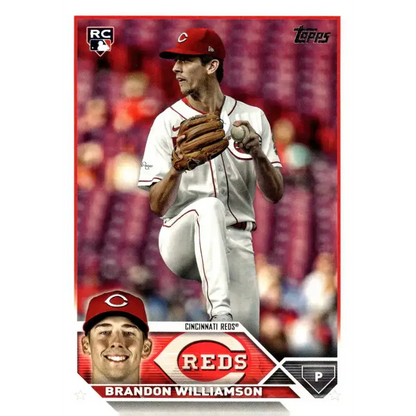 2023 Topps Update Series #US286 Brandon Williamson NM-MT RC Rookie Cincinnati Reds Baseball Card - Baseball Card