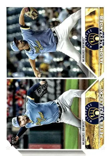 2023 Topps Update Jason Alexander Peter Strzelecki baseball trading card with original gloss