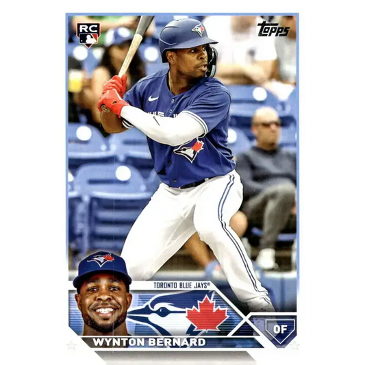 2023 Topps Update Series #US293 Wynton Bernard NM-MT RC Rookie Toronto Blue Jays Baseball Card - Baseball Card