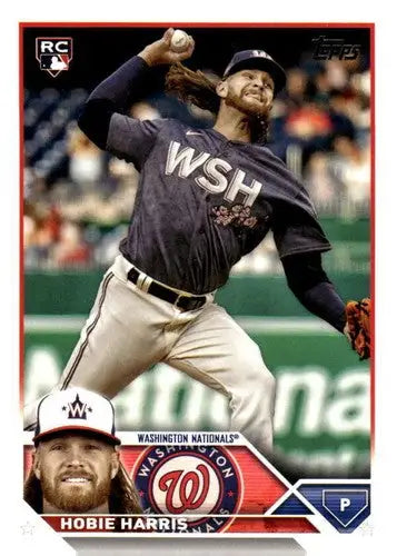 2023 Topps Update Series #US294 Hobie Harris NM-MT RC Rookie Nationals ID:63855 - Baseball Card Single