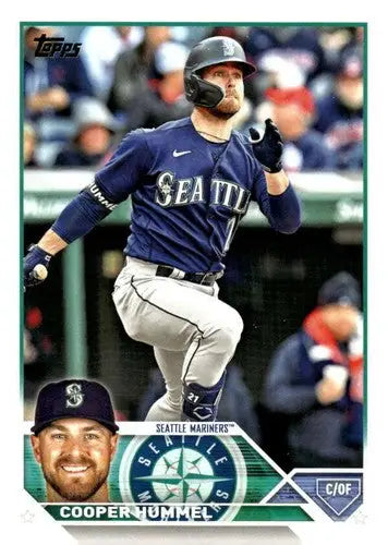 2023 Topps Update Series #US295 Cooper Hummel NM-MT Mariners ID:67008 - Baseball Card Single