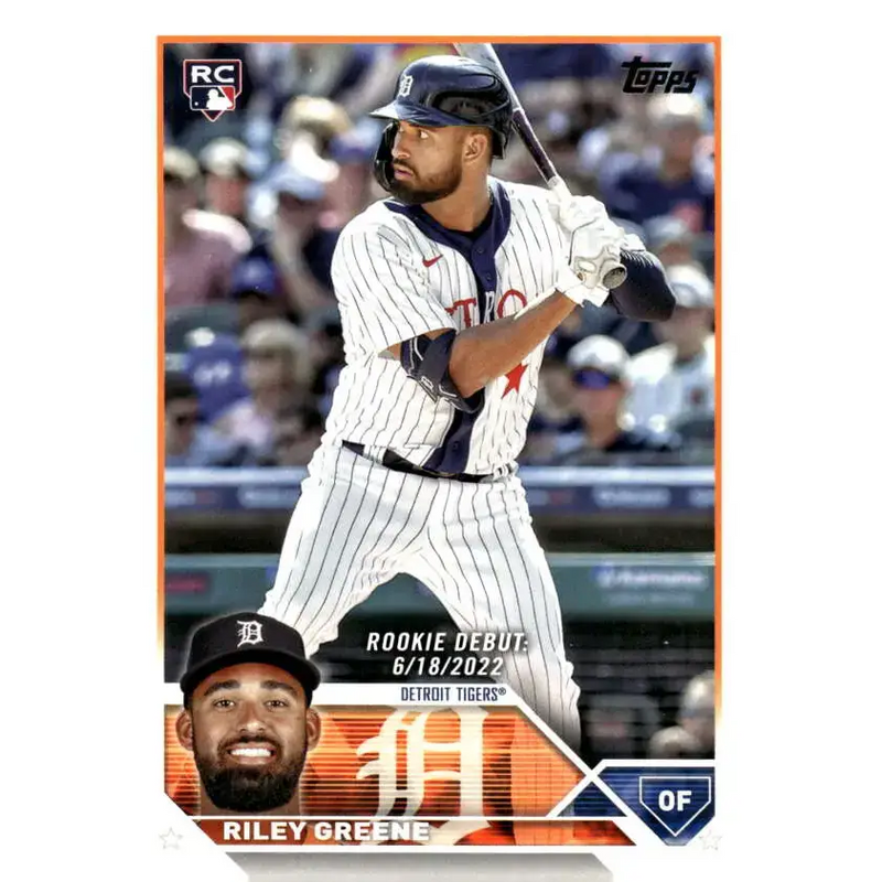 2023 Topps Update Series #US298 Riley Greene NM-MT Detroit Tigers Baseball Card - Baseball Card Single