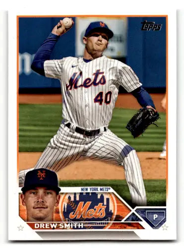 2023 Topps Update Series US30 Drew Smith baseball card Mets ID 63501