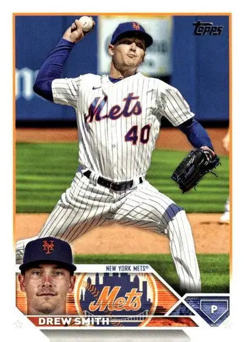 2023 Topps Update Series US30 Drew Smith Mets baseball card NM-MT collection