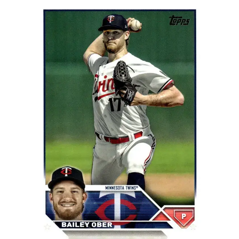 2023 Topps Update Series #US301 Bailey Ober NM-MT Minnesota Twins Baseball Card - Baseball Card Single