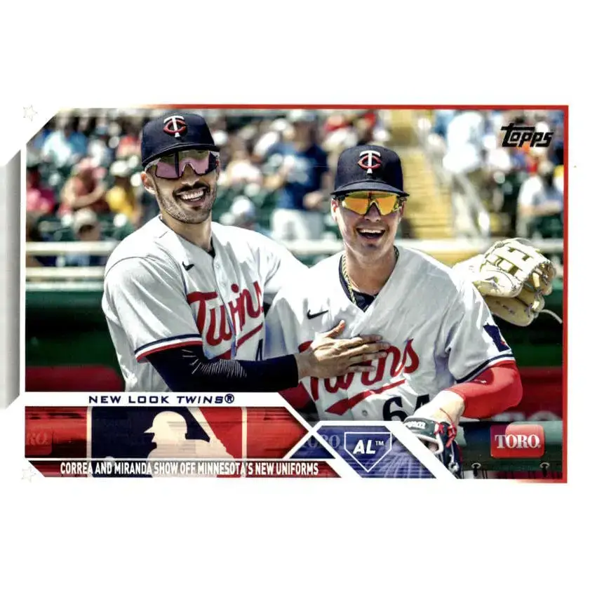 2023 Topps Update Series #US305 Jose Miranda/Carlos Correa NM-MT Minnesota Twins Baseball Card - Baseball Card