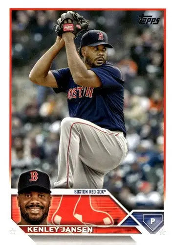 2023 Topps Update Series #US306 Kenley Jansen NM-MT Red Sox ID:67691 - Baseball Card Single