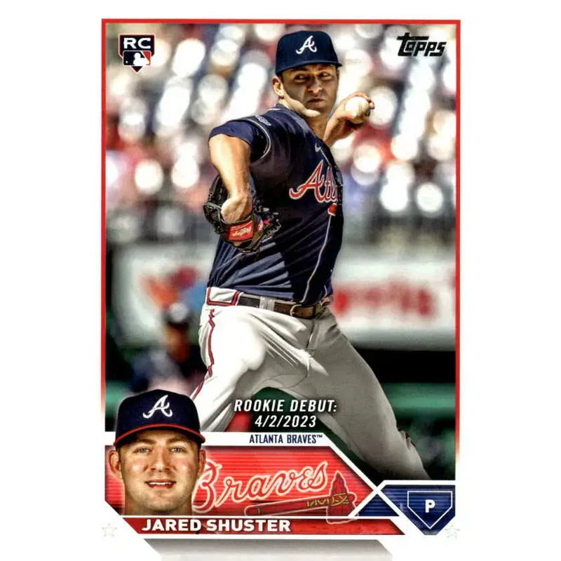 2023 Topps Update Series #US309 Jared Shuster NM-MT Atlanta Braves Baseball Card - Baseball Card Single