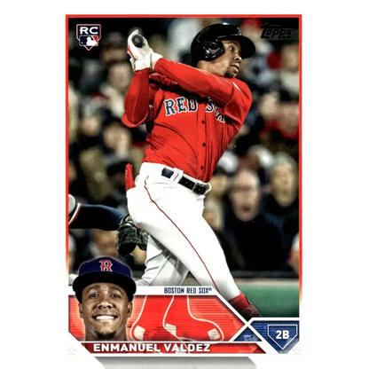 2023 Topps Update Series #US310 Enmanuel Valdez NM-MT RC Rookie Boston Red Sox Baseball Card - Baseball Card