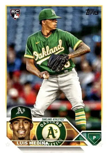 2023 Topps Update Series US311 Luis Medina mint RC rookie baseball card with original gloss