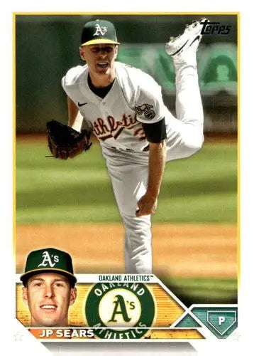 2023 Topps Update Series US323 JP Sears baseball card Athletics NM Near Mint