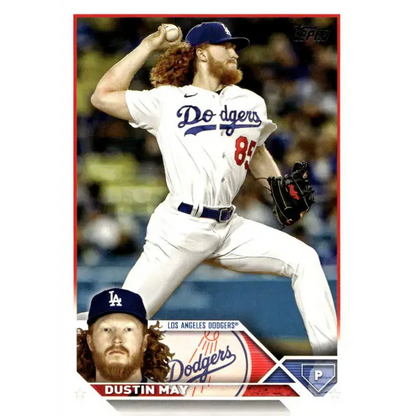 2023 Topps Update Series #US326 Dustin May NM-MT Los Angeles Dodgers Baseball Card