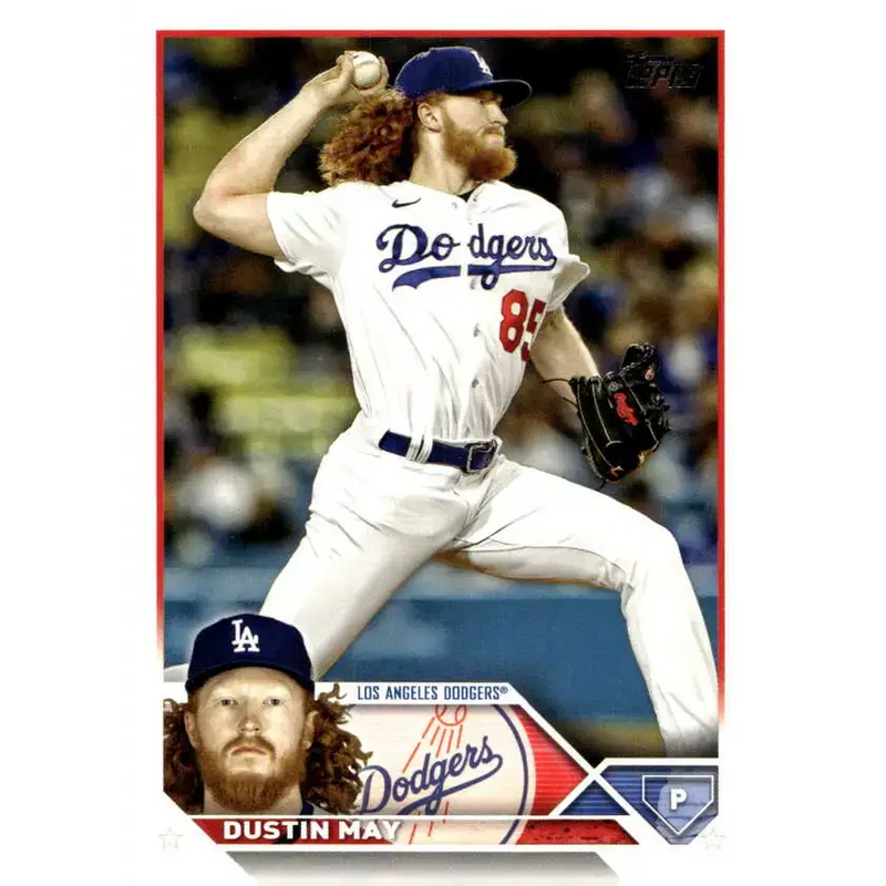 2023 Topps Update Series #US326 Dustin May NM-MT Los Angeles Dodgers Baseball Card - Baseball Card Single