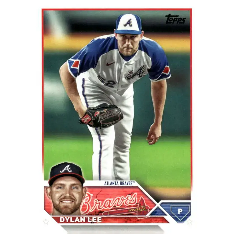 2023 Topps Update Series #US34 Dylan Lee NM-MT Atlanta Braves Baseball Card - Baseball Card Single