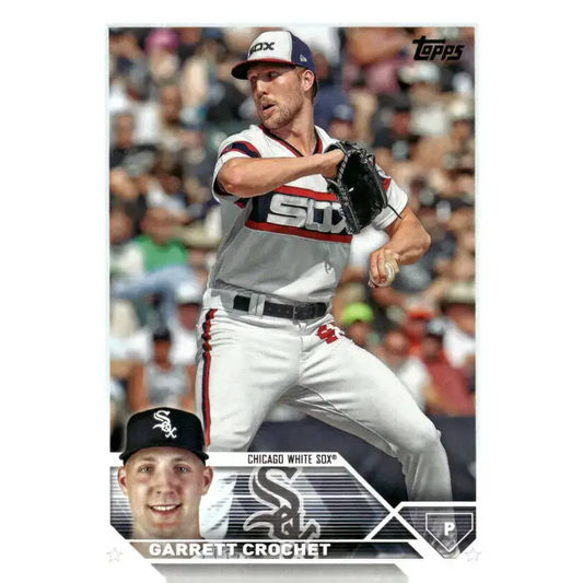 2023 Topps Update Series #US39 Garrett Crochet NM-MT Chicago White Sox Baseball Card - Baseball Card Single